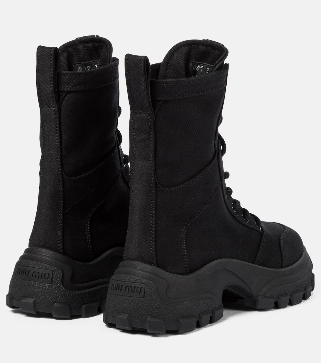 Lace-up combat boots | Miu Miu
