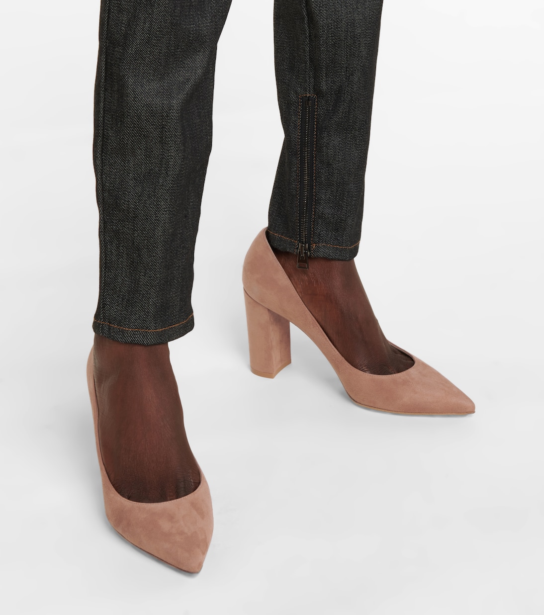 Piper 85 suede pumps | Gianvito Rossi