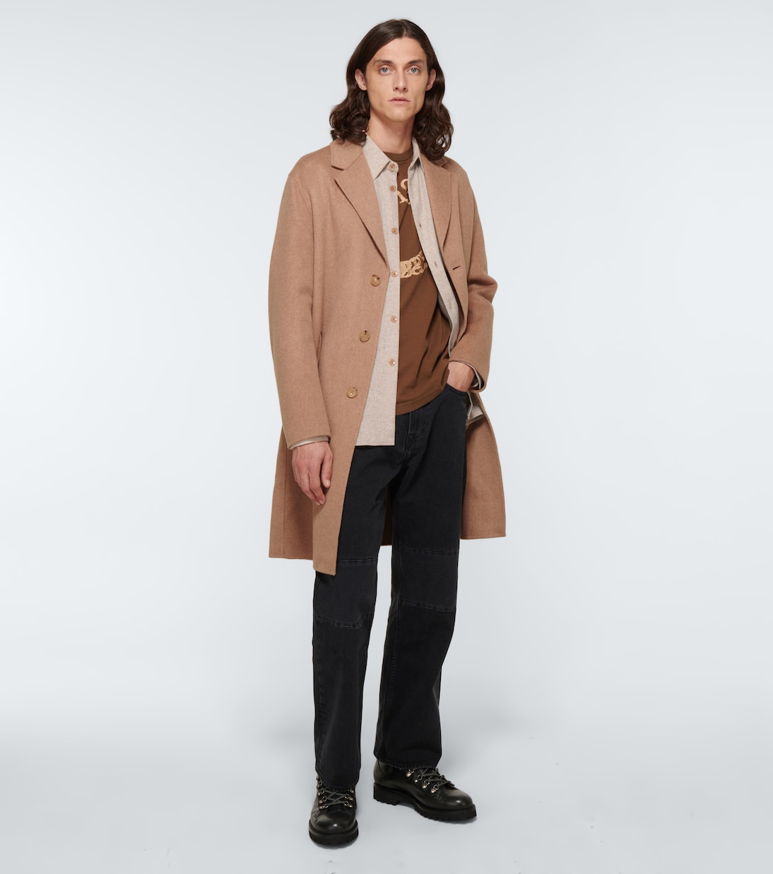 Sobretodo en lana de doble cara | Acne Studios
