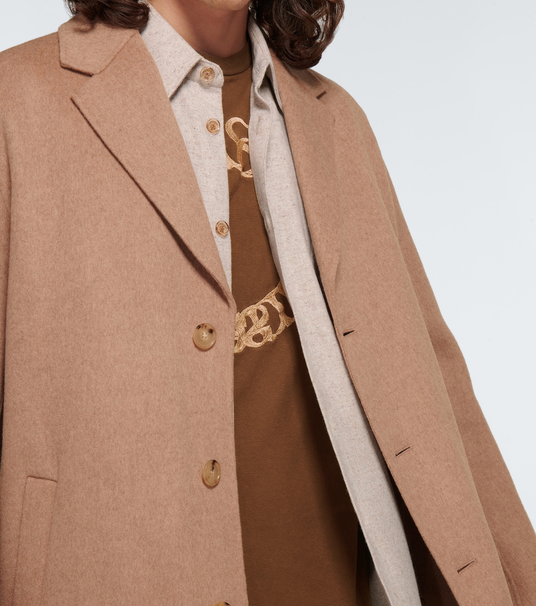 Sobretodo en lana de doble cara | Acne Studios