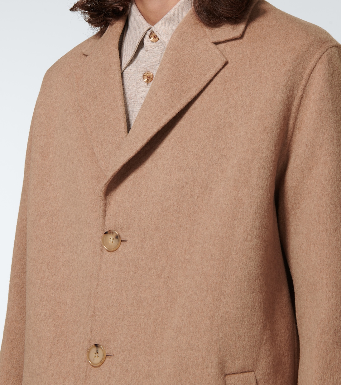 Sobretodo en lana de doble cara | Acne Studios