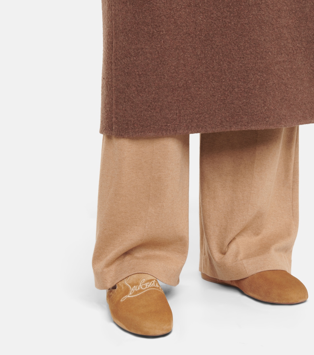Slippers Navy Coolito Donna in suede | Christian Louboutin