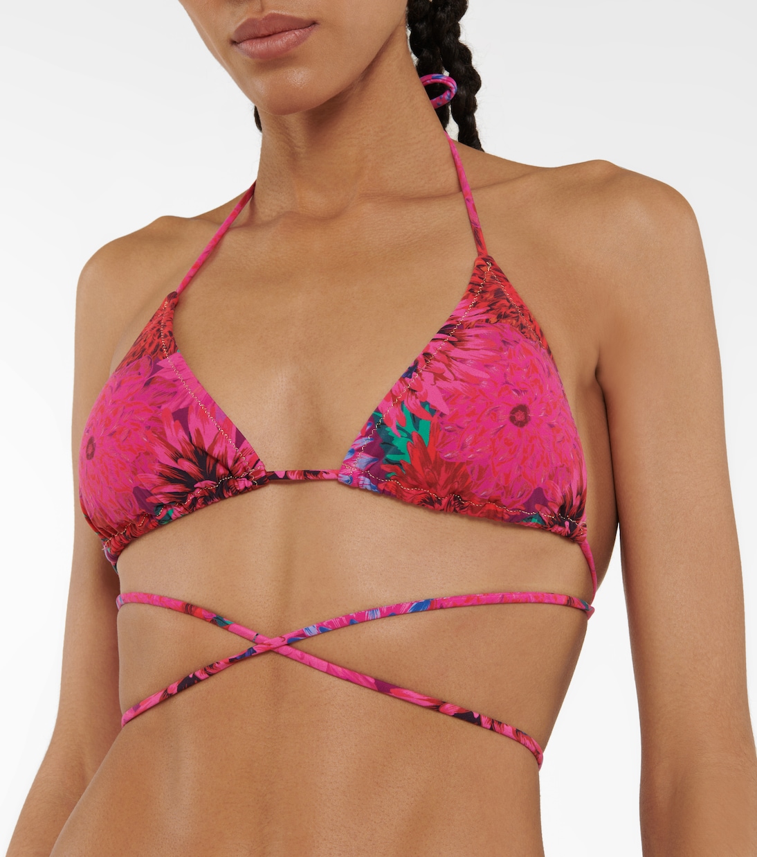 Miami printed bikini top | Reina Olga