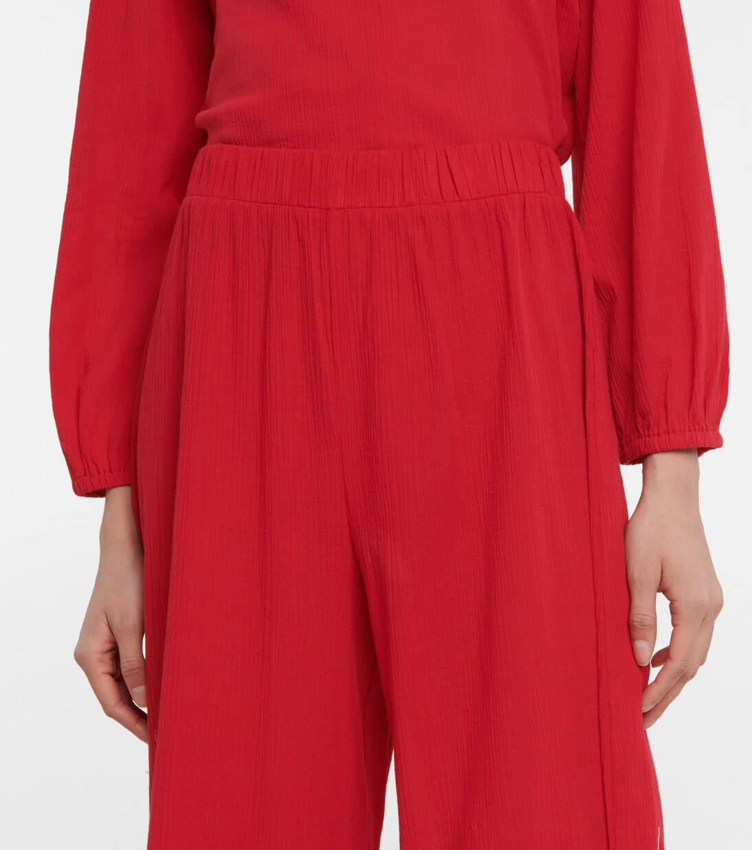 Leisure Hose Simeone aus Baumwoll-Crêpe | Max Mara