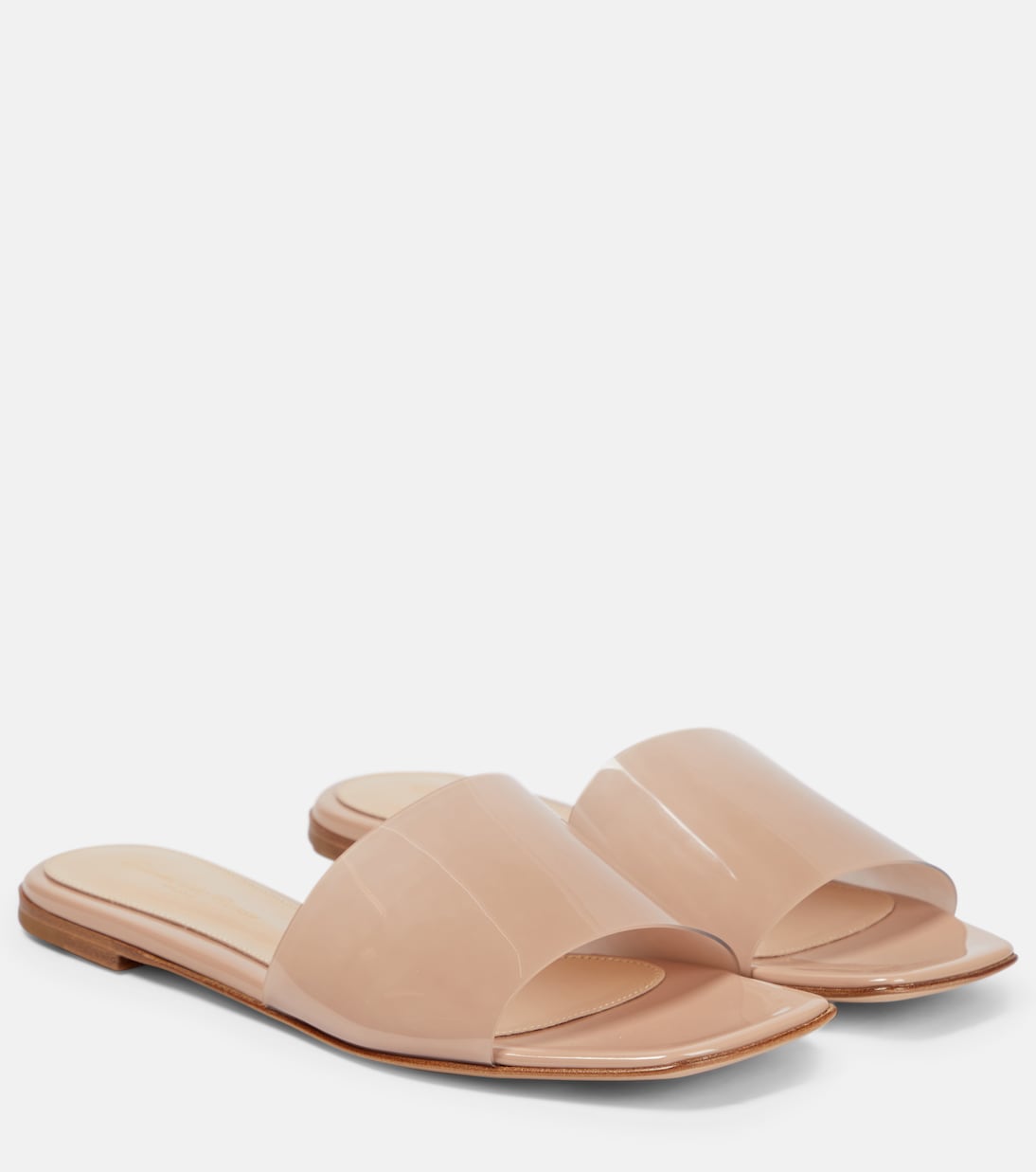 سلايدز من الجلد ومادة PVC | Gianvito Rossi