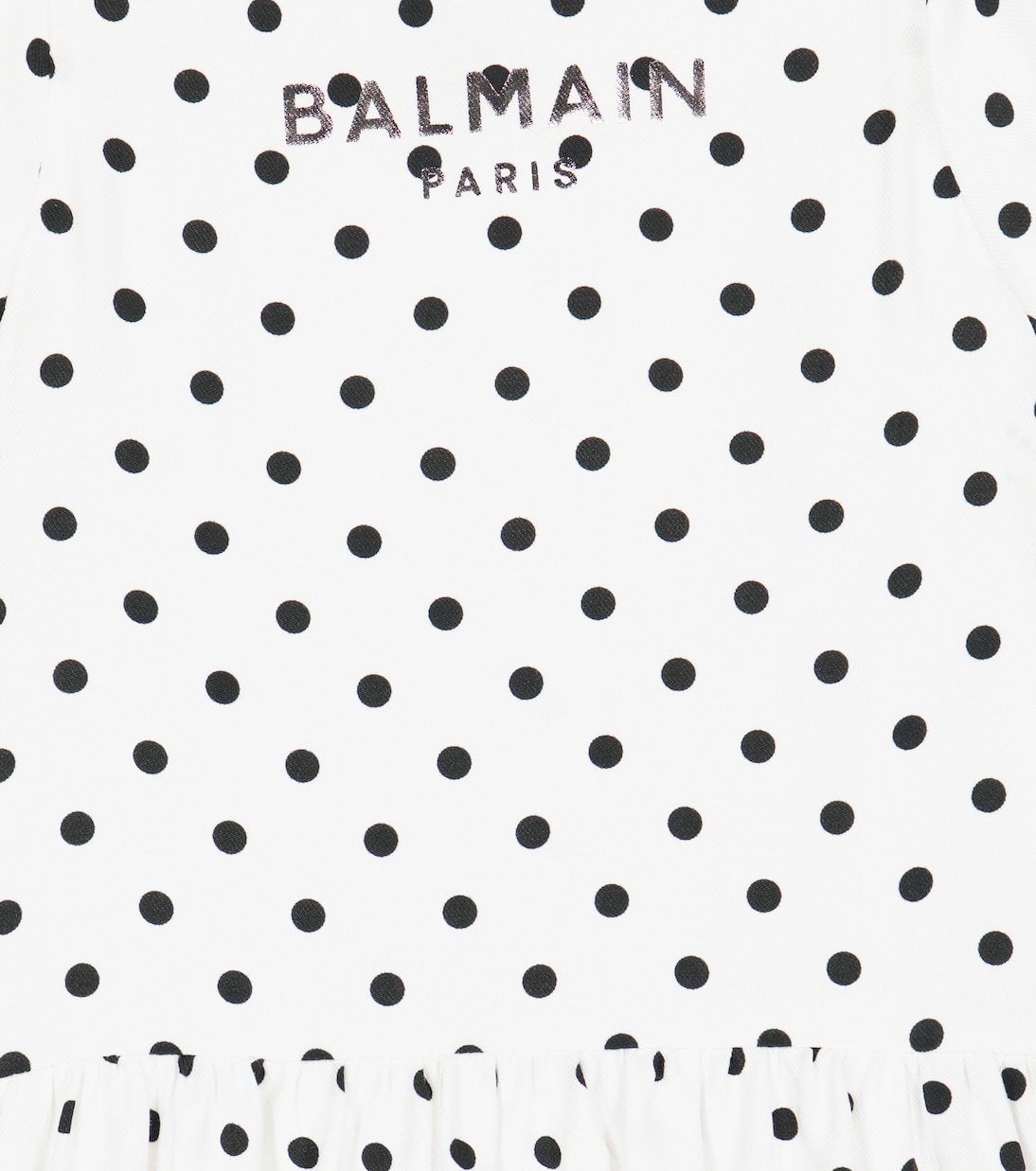 Baby logo polka-dot dress | Balmain Kids
