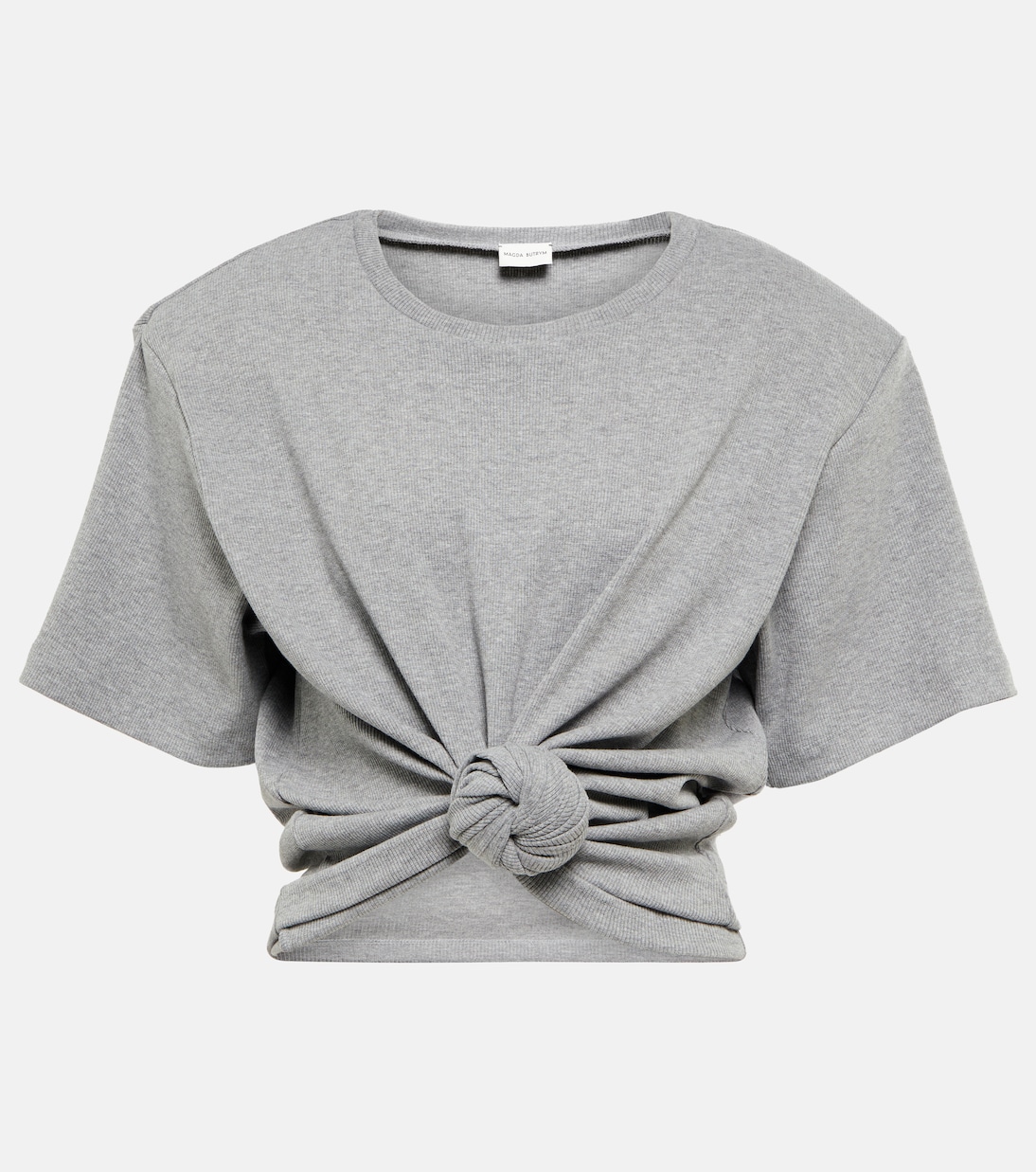 T-shirt cropped in misto cotone | Magda Butrym