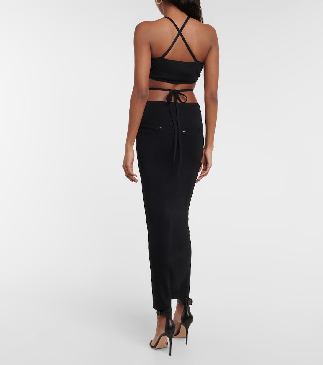 Maxikleid aus Rippstrick | Christopher Esber