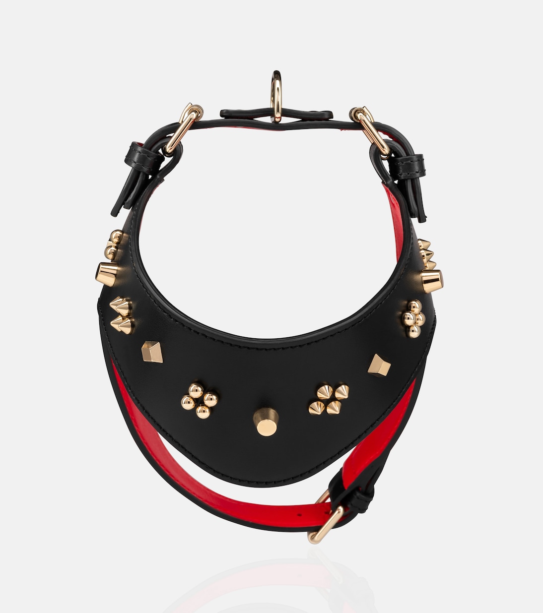 Loubiharness M embellished leather dog harness | Christian Louboutin