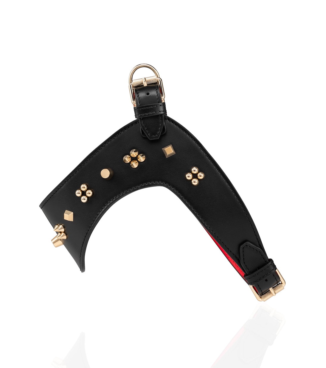 Loubiharness M embellished leather dog harness | Christian Louboutin