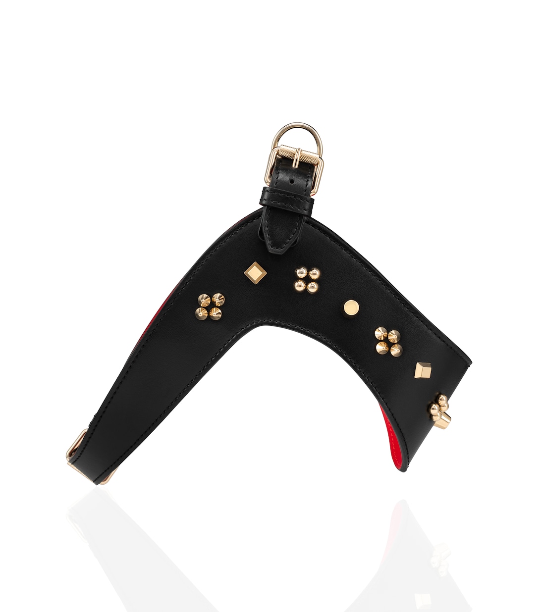 Loubiharness M embellished leather dog harness | Christian Louboutin