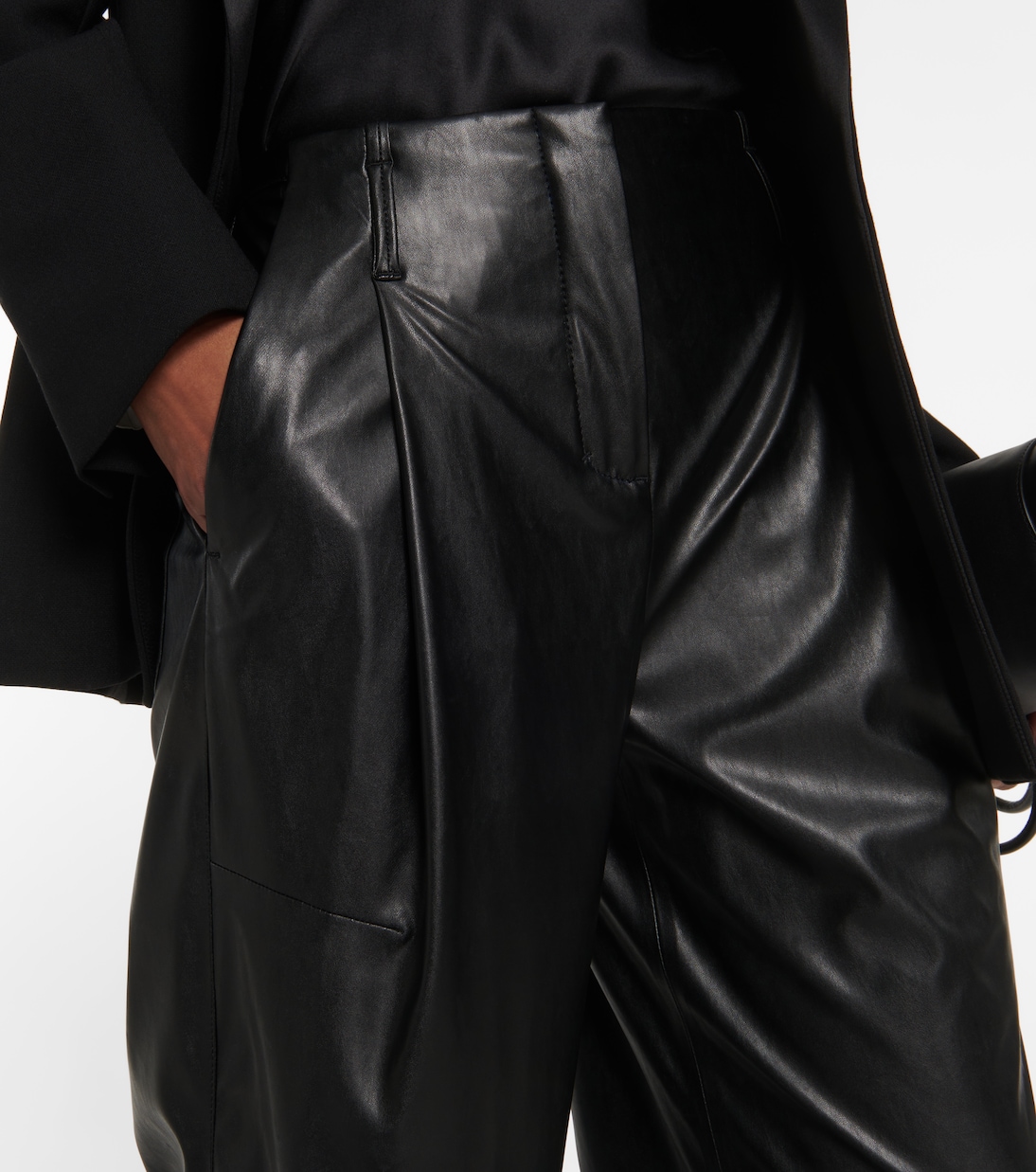 Sleek Comfort faux-leather pants | Dorothee Schumacher