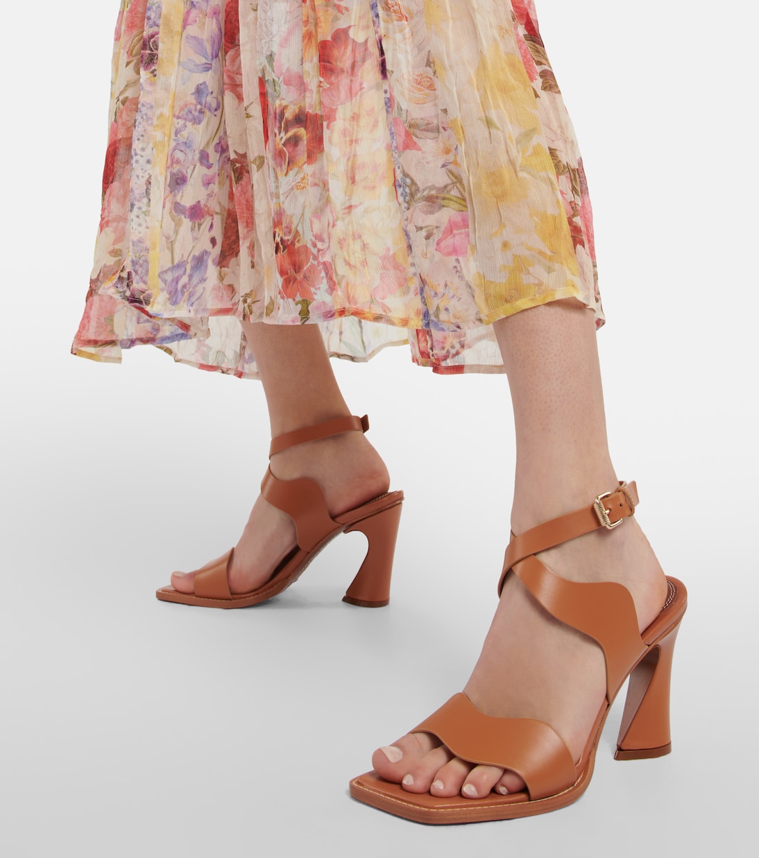 Sandali Wavy 85 in pelle | Zimmermann