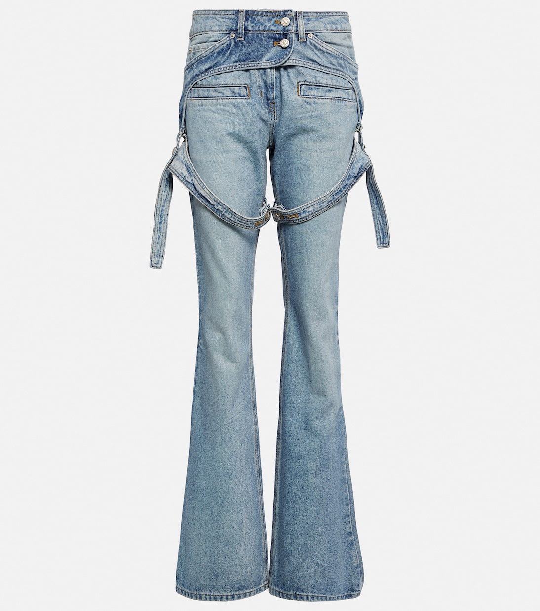 Jeans acampanados de tiro medio | Courrèges