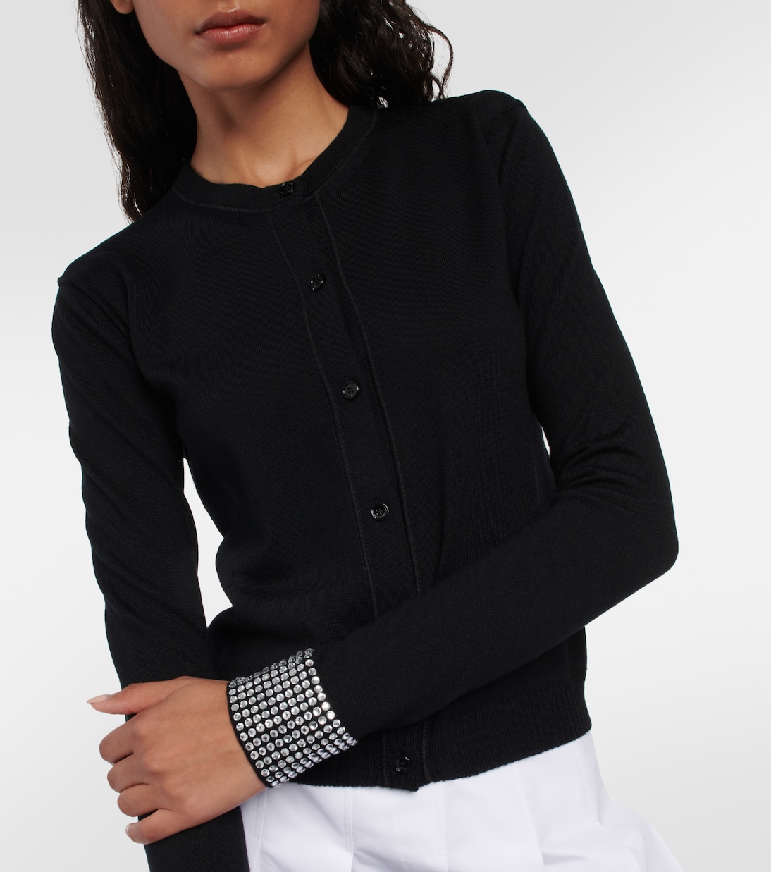 Embellished wool cardigan | Valentino