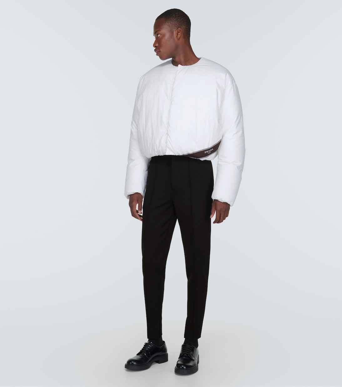 Schmale Hose aus Gabardine | Prada