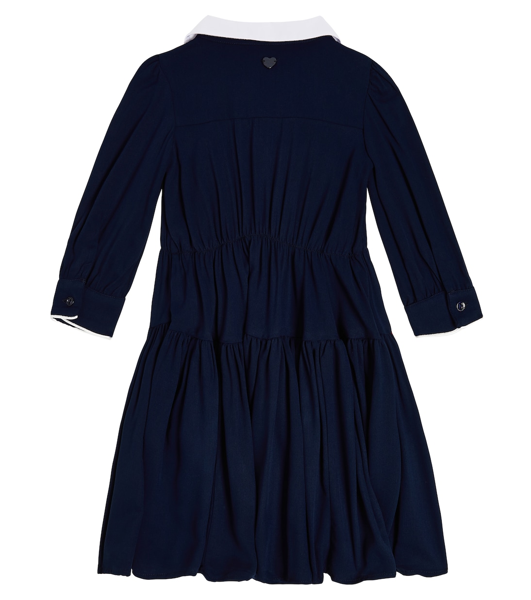 Abito Annabel in twill a balze | Monnalisa
