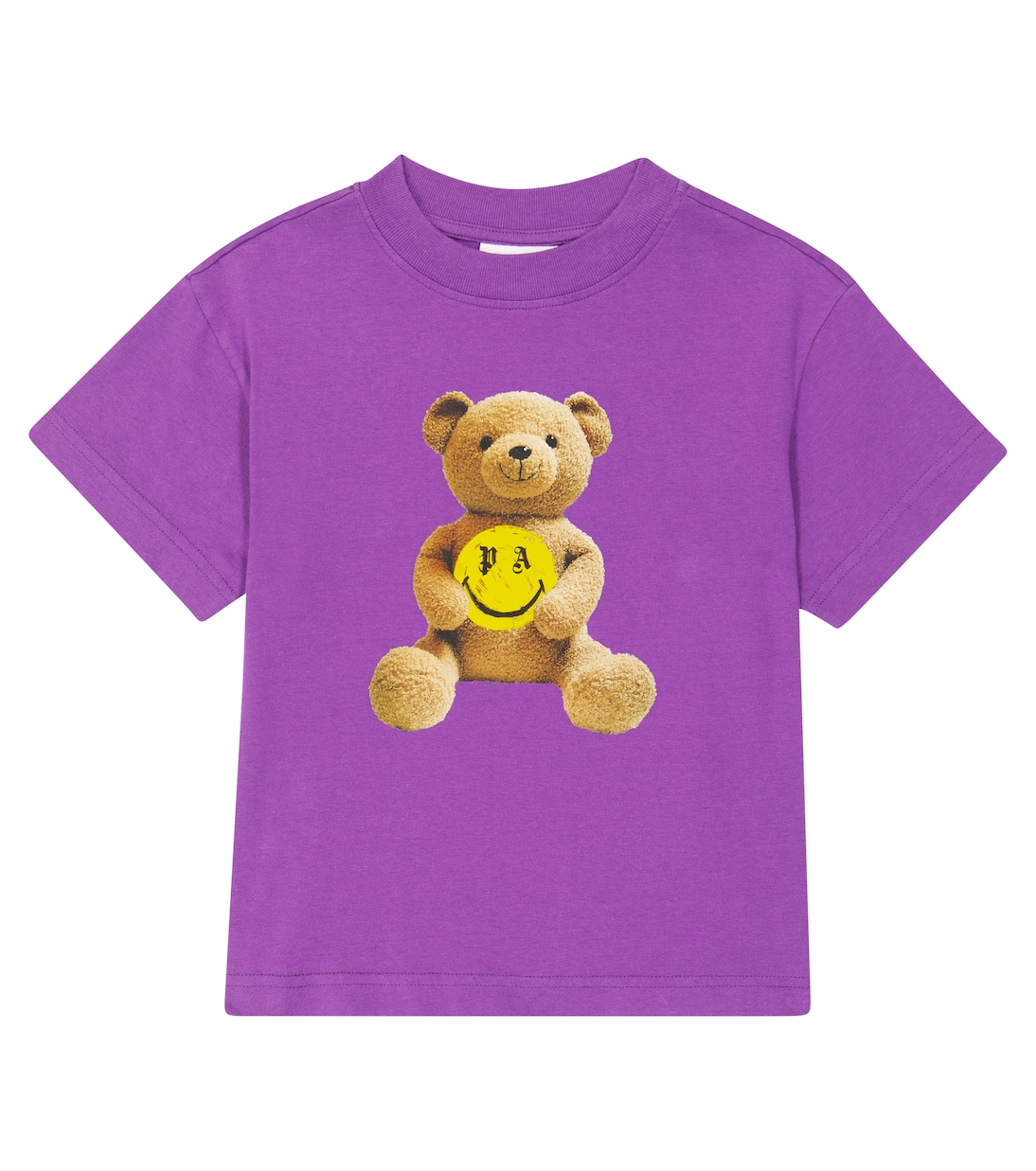 T-shirt in jersey di cotone con stampa | Palm Angels Kids