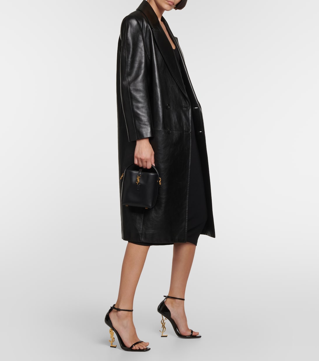 Secchiello Le 37 Mini in pelle | Saint Laurent