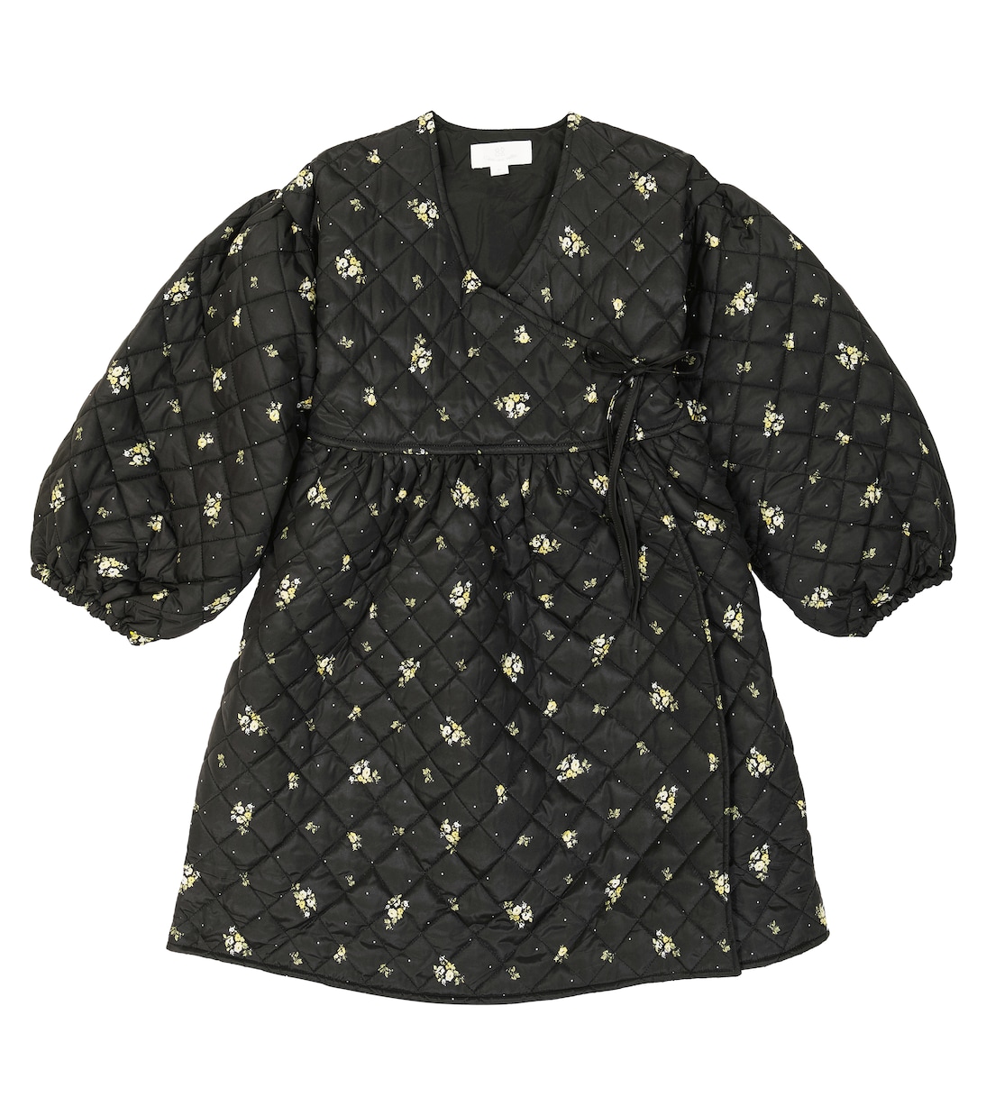 Robe portefeuille Yoko matelassée à fleurs | C'era Una Volta