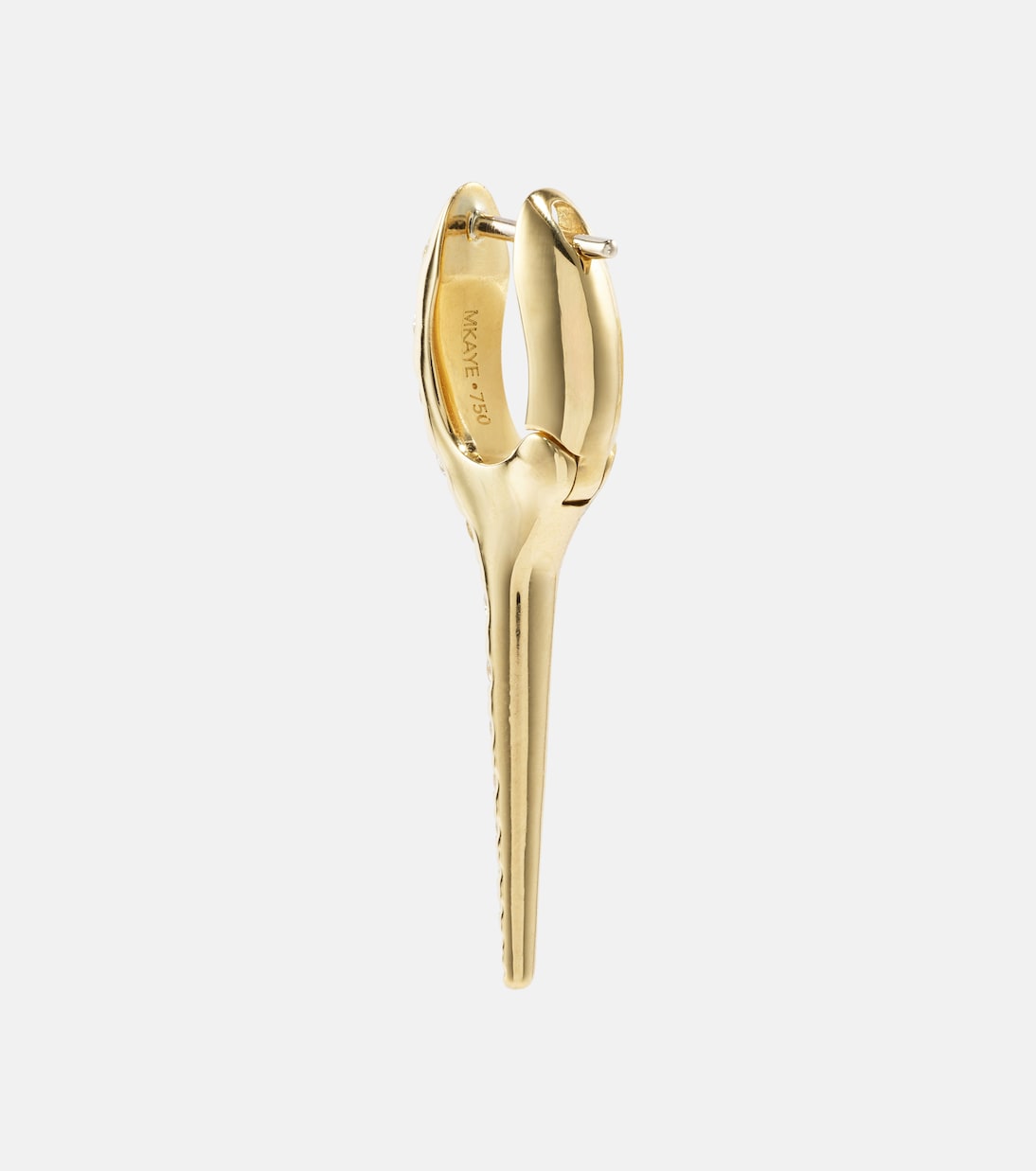 Orecchini Lola Needle in oro 18kt con diamanti, design giovane e raffinato