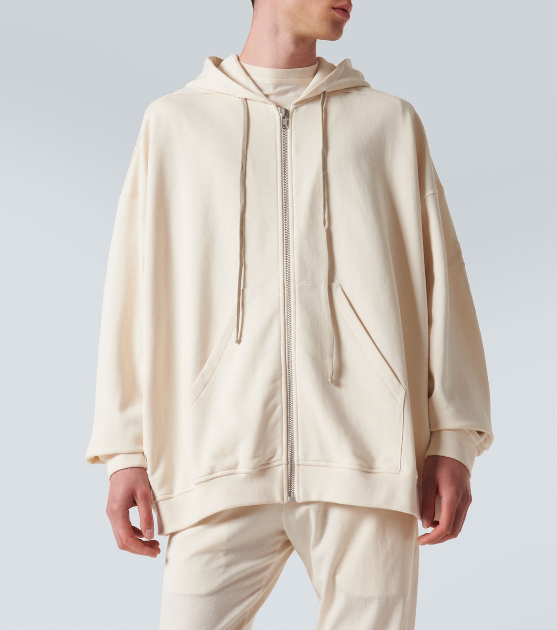 Felpa Jumbo Jason in cotone con cappuccio | Rick Owens