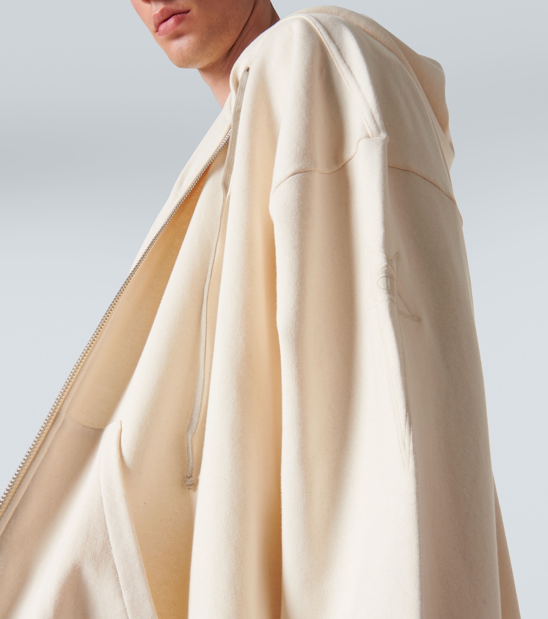 Felpa Jumbo Jason in cotone con cappuccio | Rick Owens