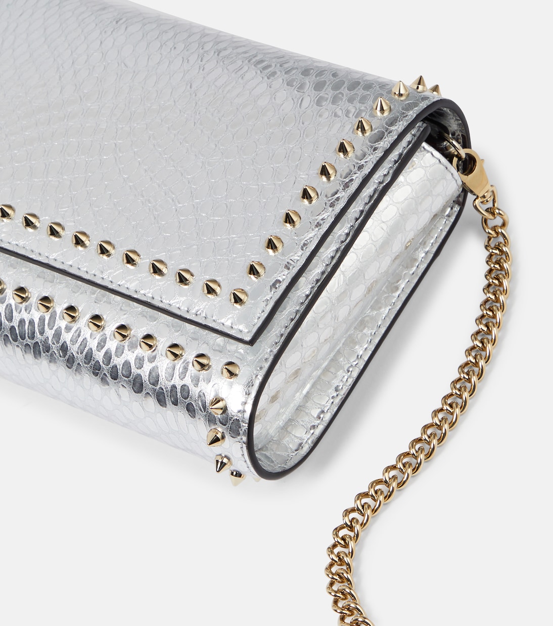 Clutch Paloma in pelle con stampa | Christian Louboutin