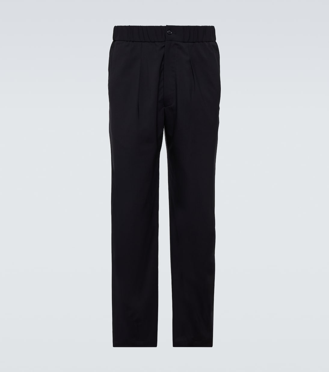 Pantaloni in lana vergine a vita media | Giorgio Armani