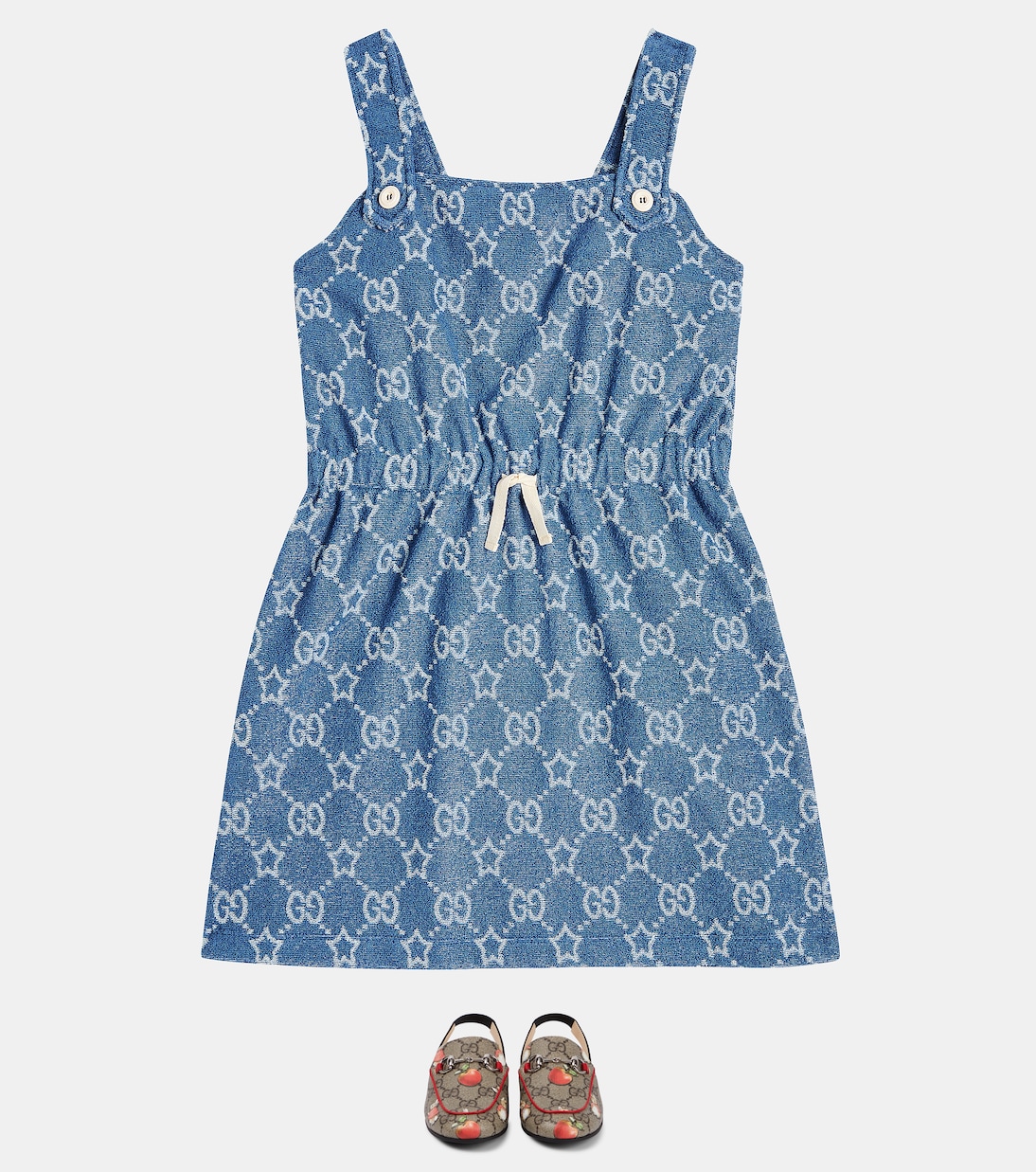 x Peter Rabbit GG Princetown leather slippers | Gucci Kids
