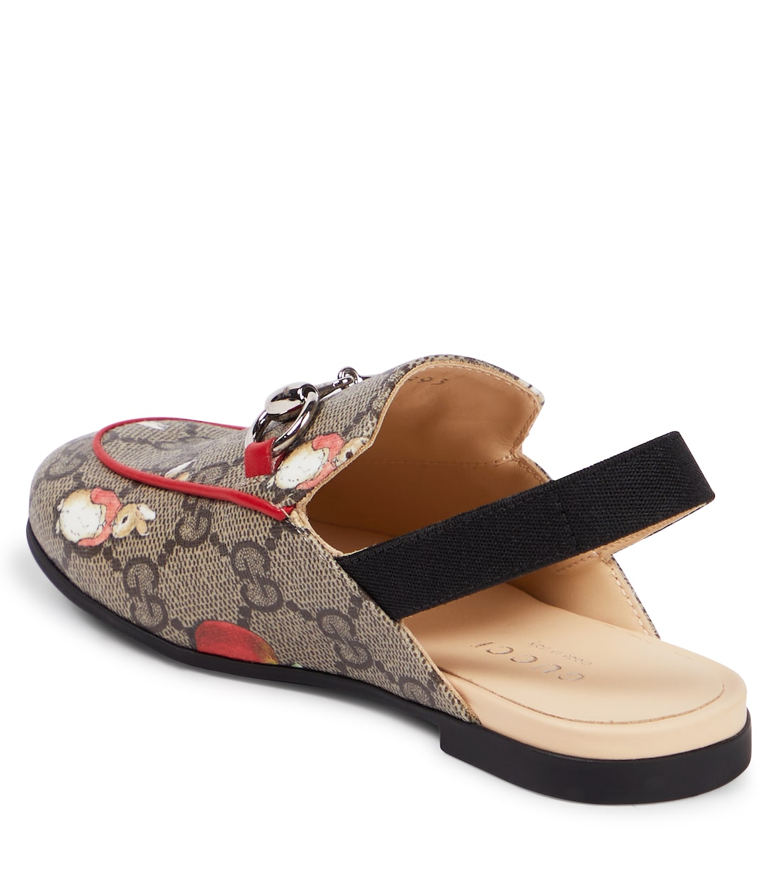 x Peter Rabbit GG Princetown leather slippers | Gucci Kids