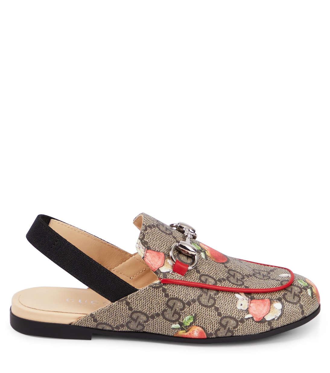 x Peter Rabbit GG Princetown leather slippers | Gucci Kids