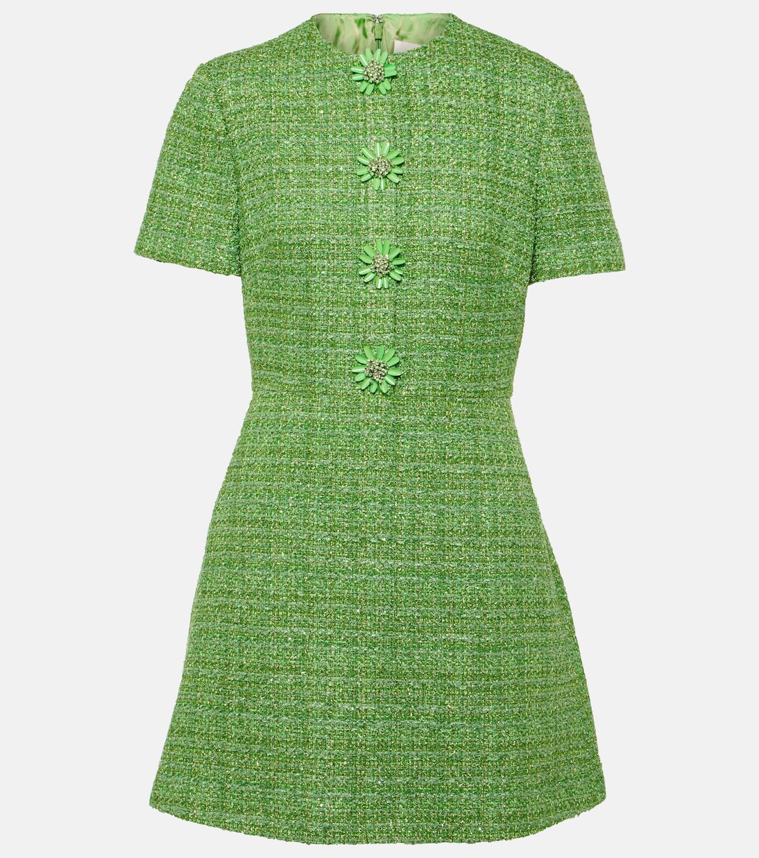 Miniabito in tweed con cristalli | Valentino