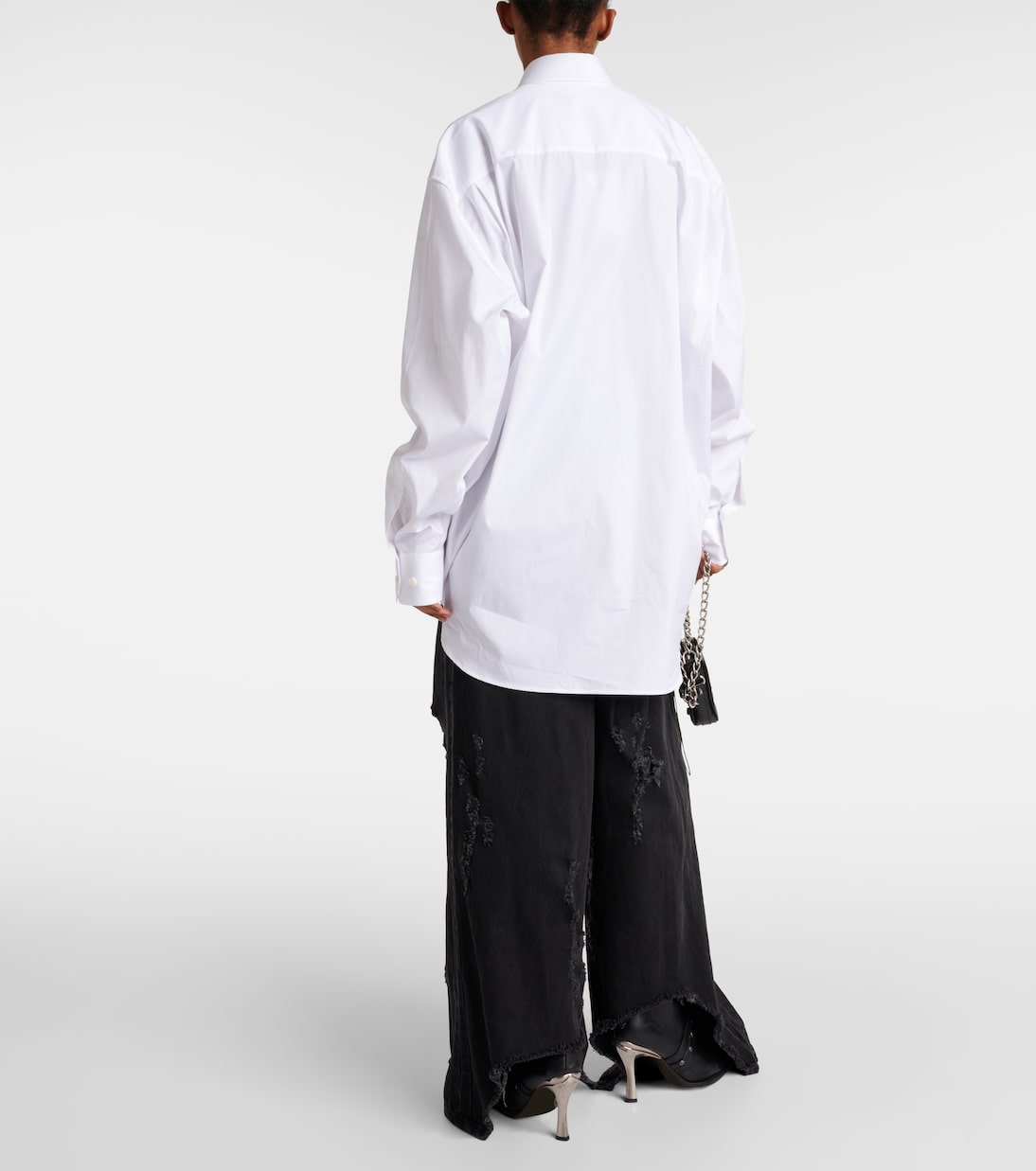 Oversize-Hemd aus Baumwoll-Jersey | Vetements