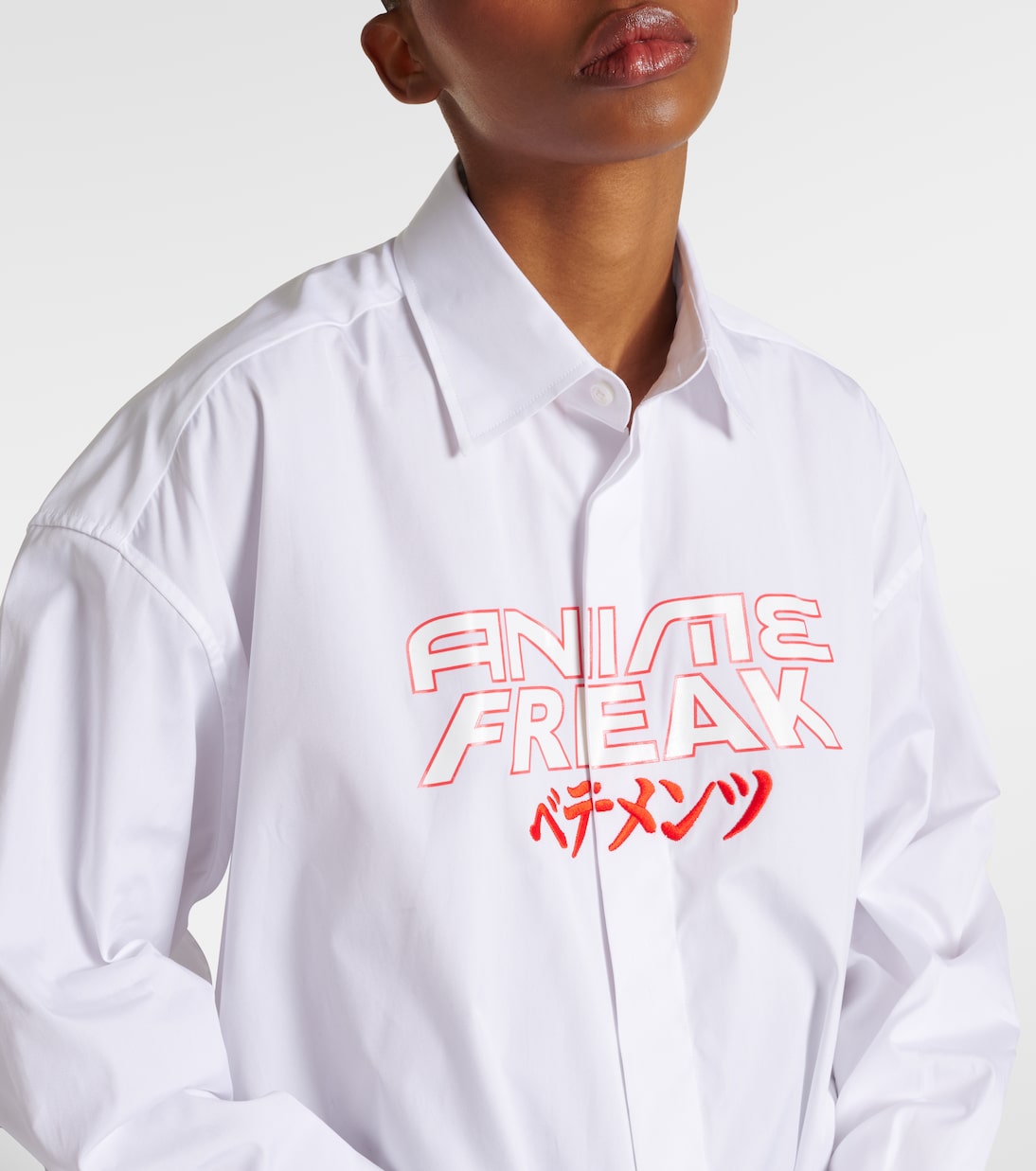 Oversize-Hemd aus Baumwoll-Jersey | Vetements