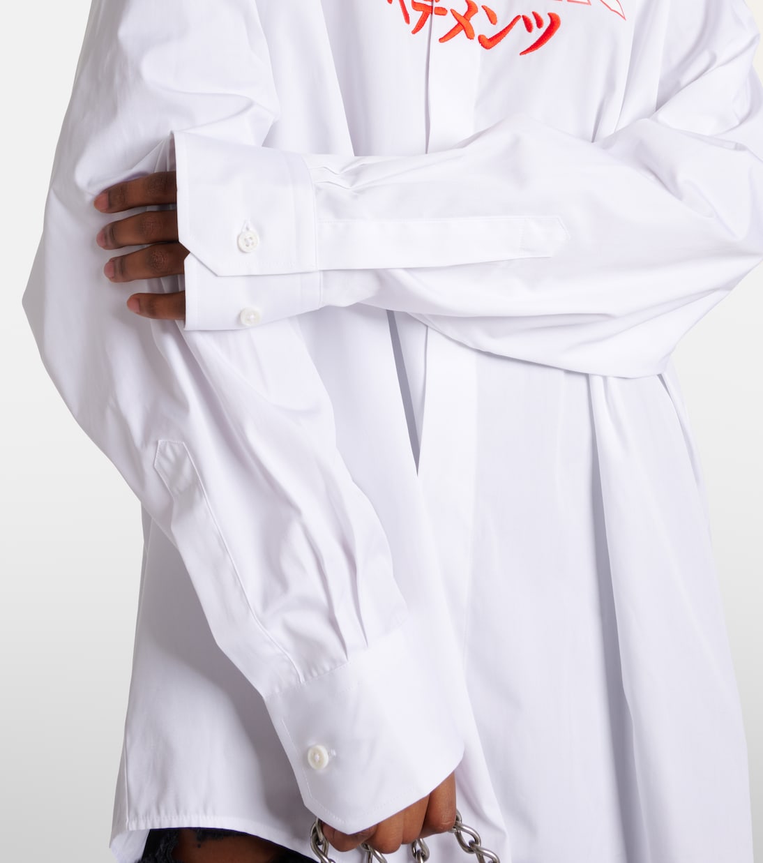 Oversize-Hemd aus Baumwoll-Jersey | Vetements