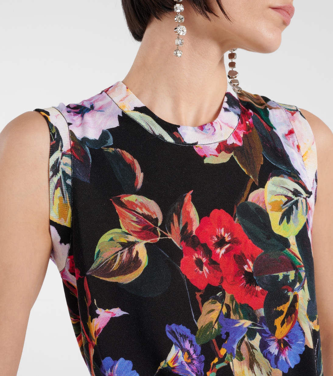 Bedrucktes Top aus Seide | Dolce&Gabbana