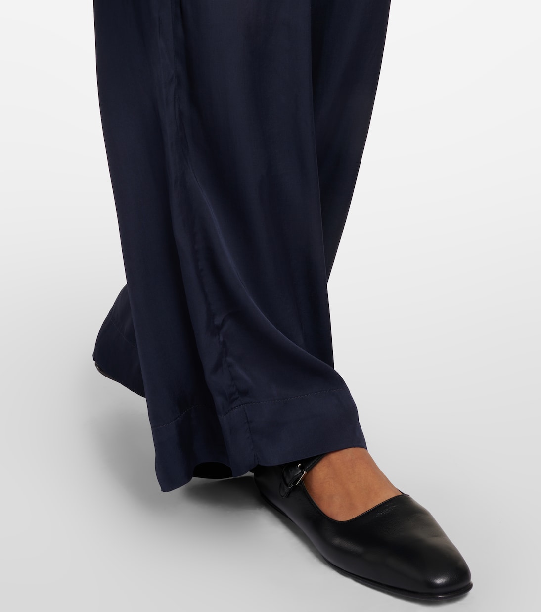 Livi satin wide-leg pants | Velvet
