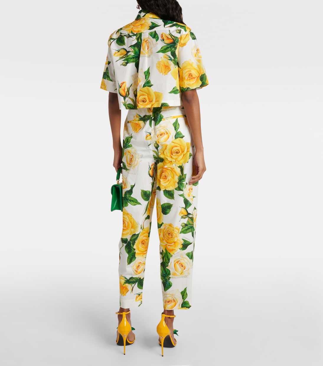 Cropped-Hemd aus Baumwollpopeline | Dolce&Gabbana