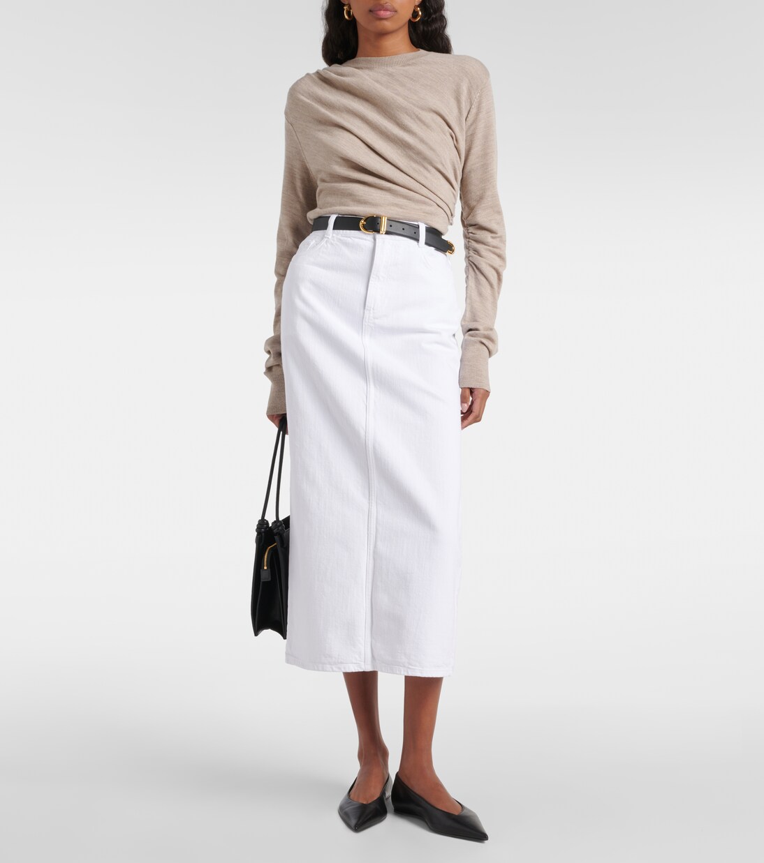 Eleornore draped wool sweater | Tove