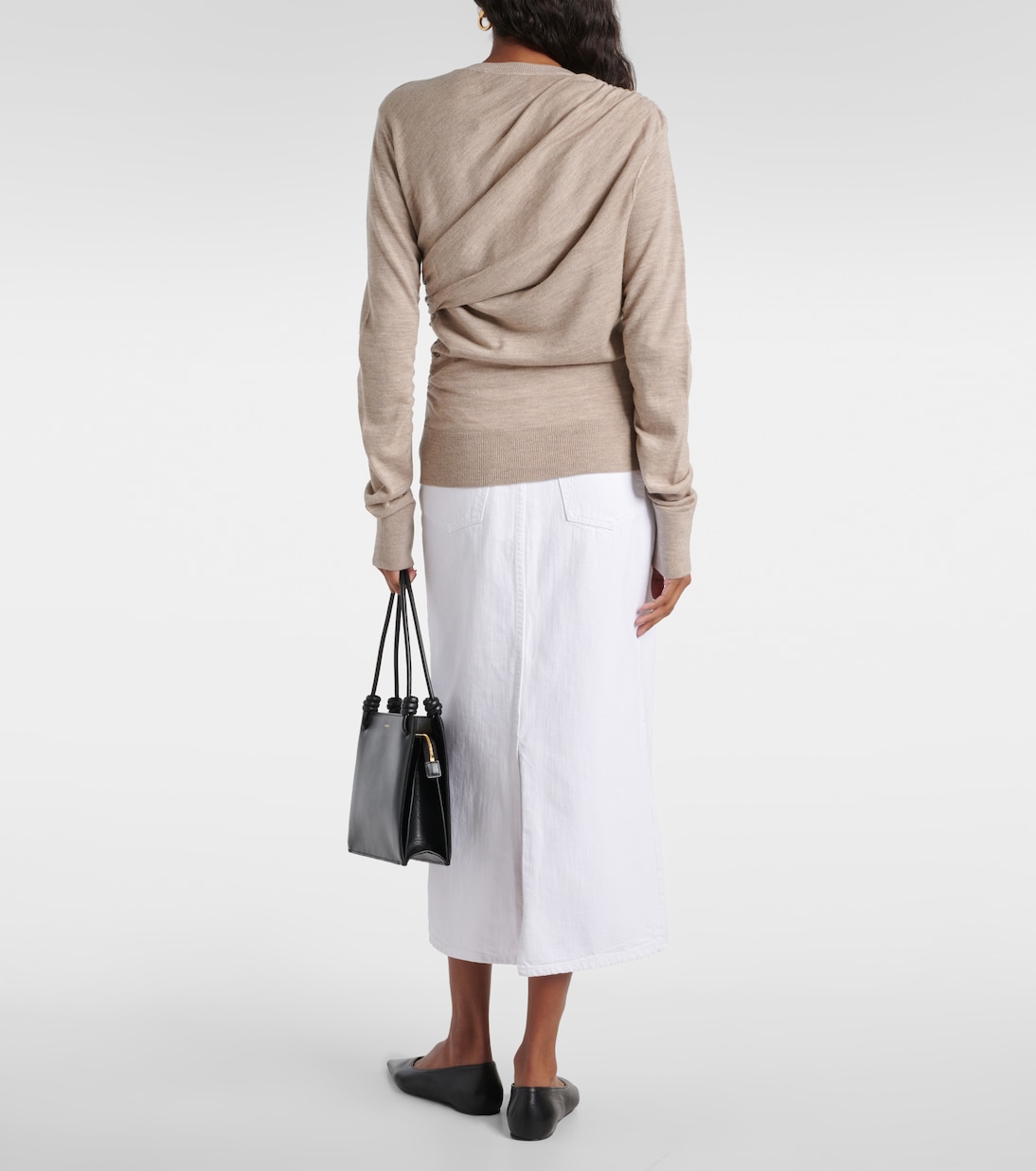 Eleornore draped wool sweater | Tove
