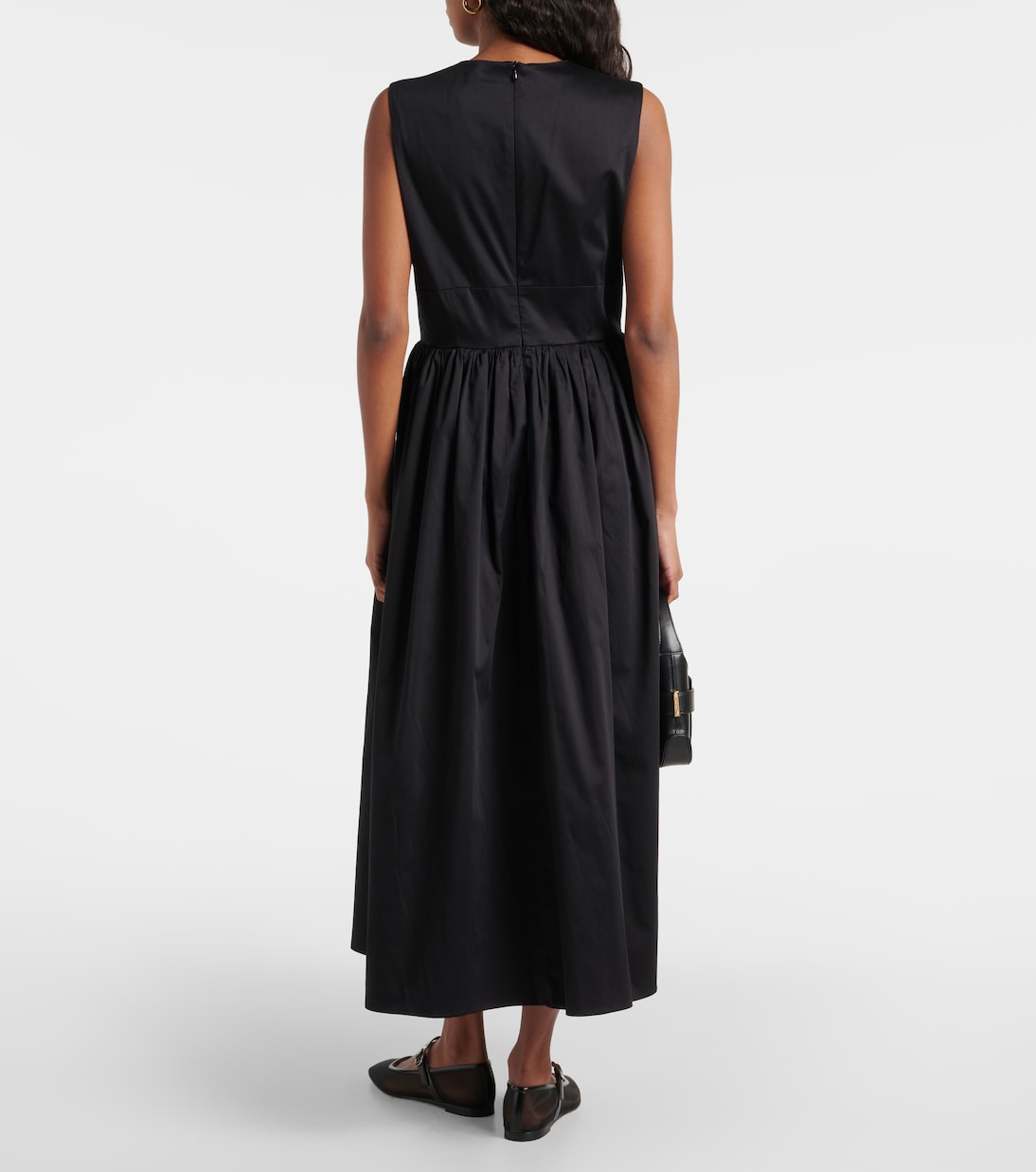 Vestido midi Delphine de mezcla de algodón | Tove