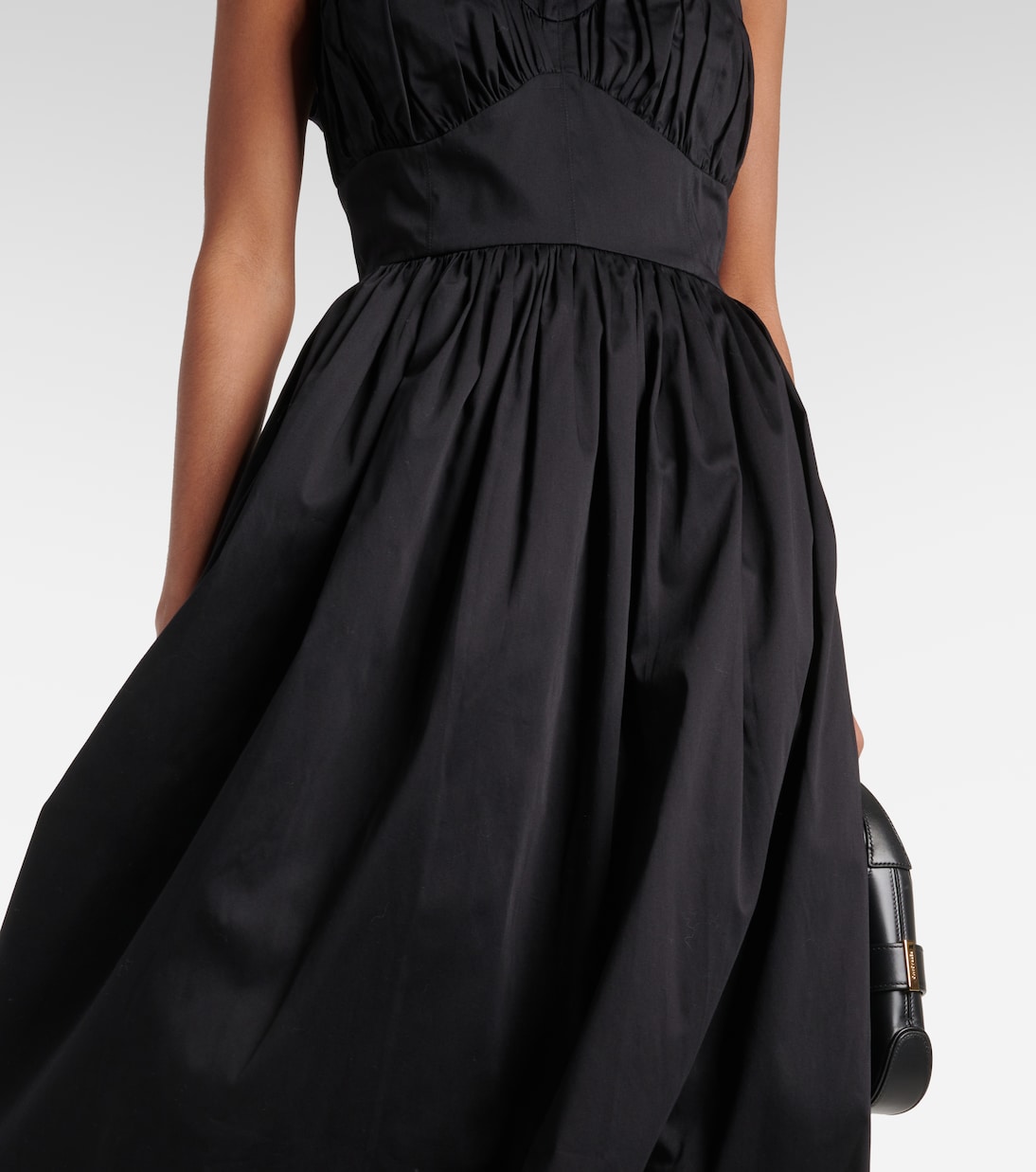 Vestido midi Delphine de mezcla de algodón | Tove
