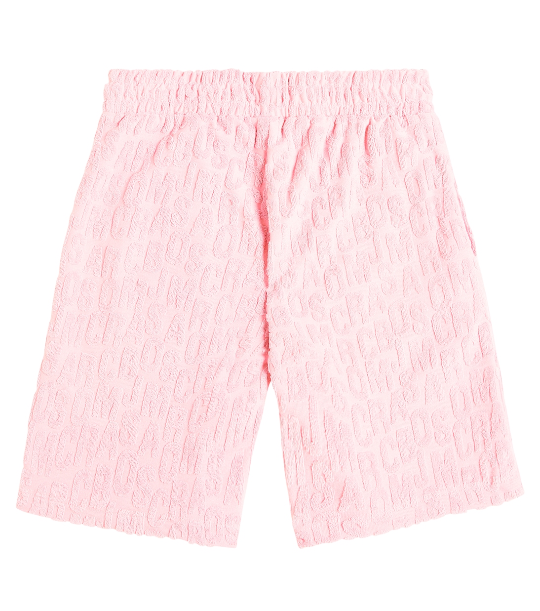 Monogram jacquard cotton-blend terry shorts | Marc Jacobs Kids