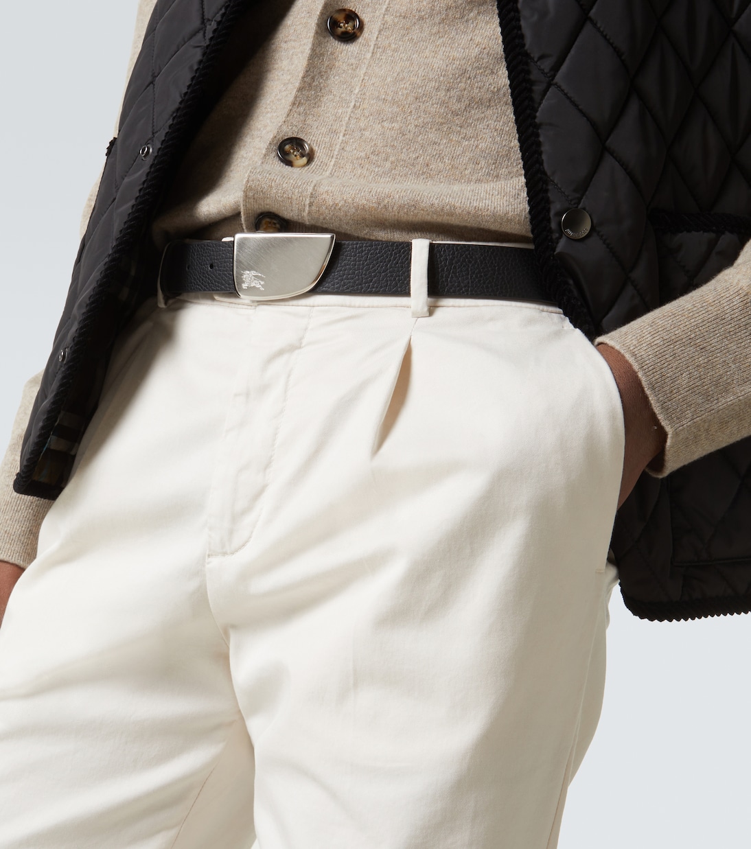 Shield EKD leather belt | Burberry