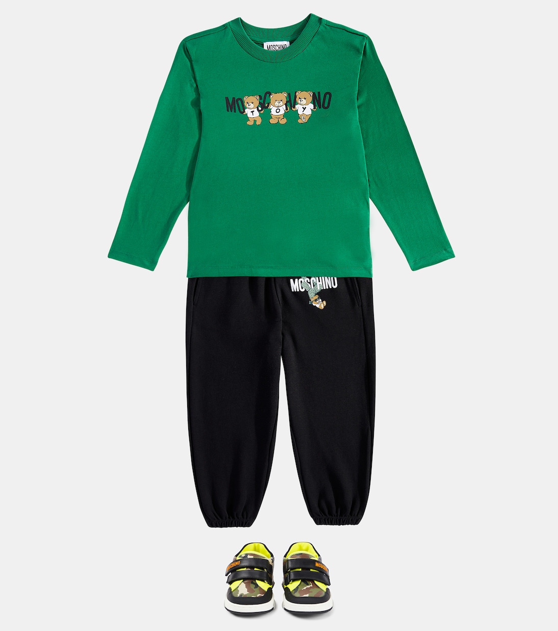 Top Teddy Bear in jersey di cotone | Moschino Kids