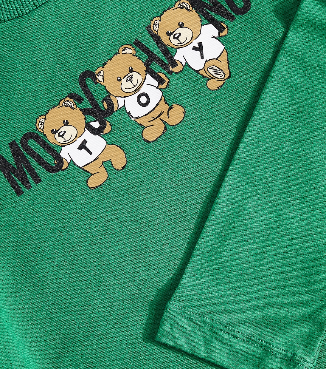 Top Teddy Bear in jersey di cotone | Moschino Kids