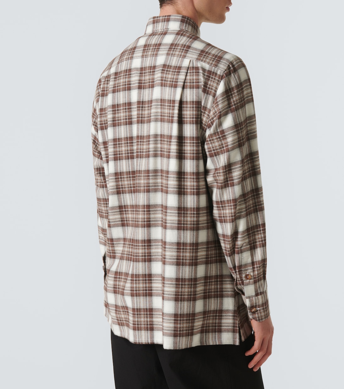 Camicia in cotone a quadri | Kiton