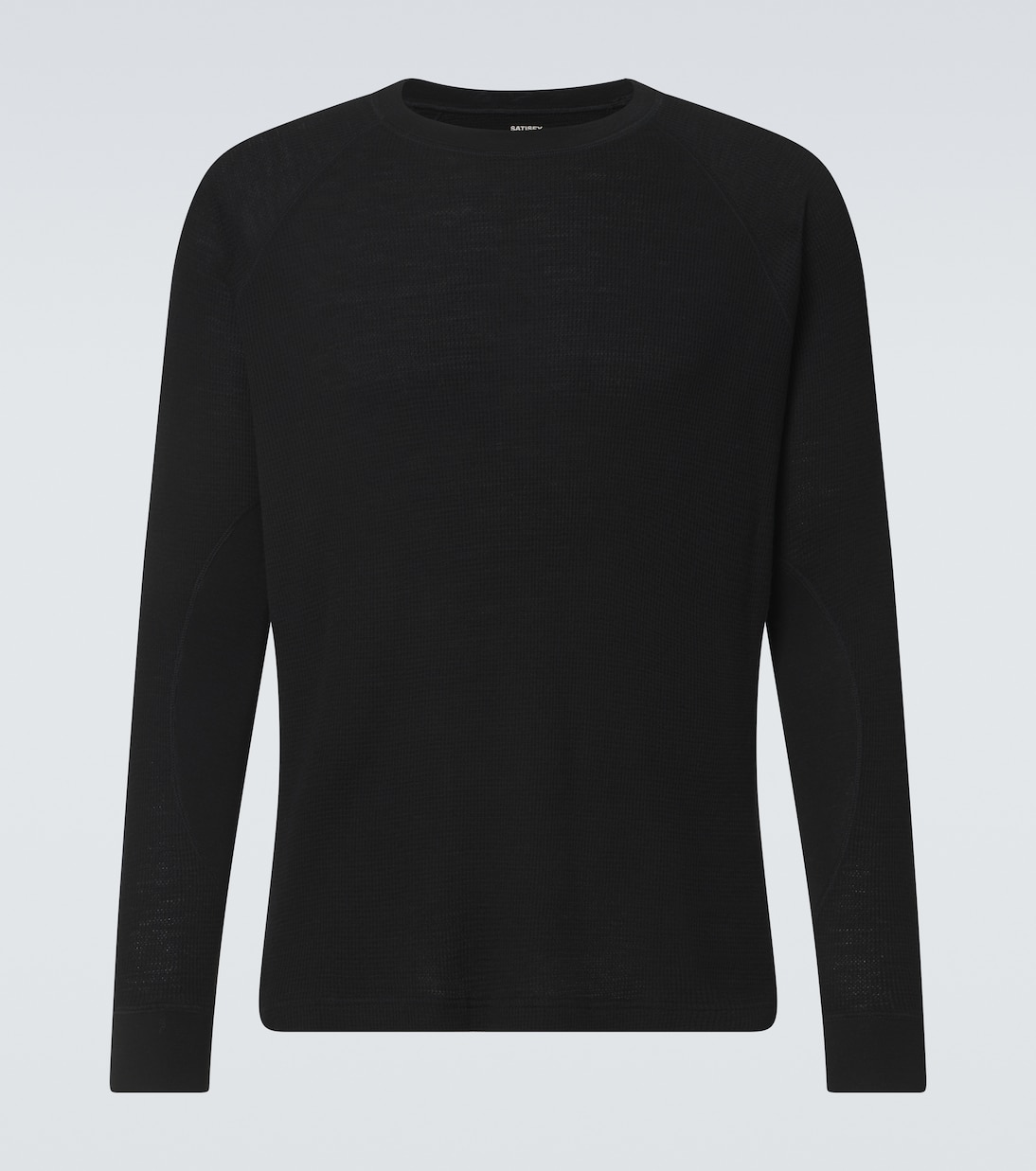 Waffle-knit wool sweater | Satisfy