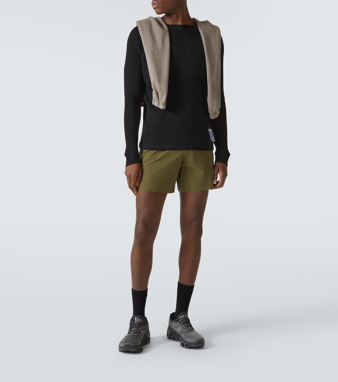 Waffle-knit wool sweater | Satisfy
